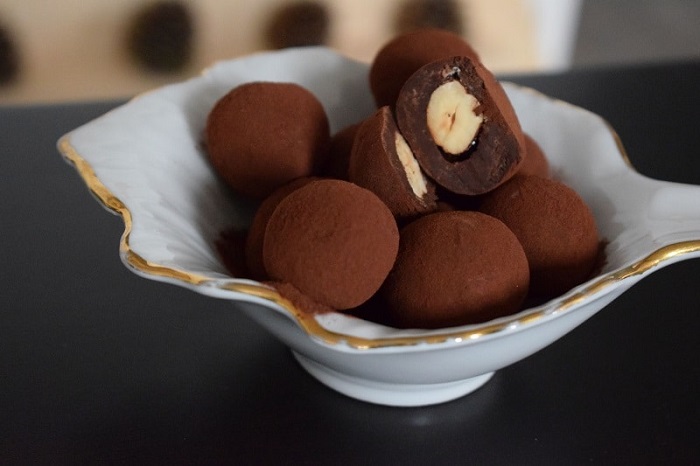 truffe chocolat noisette