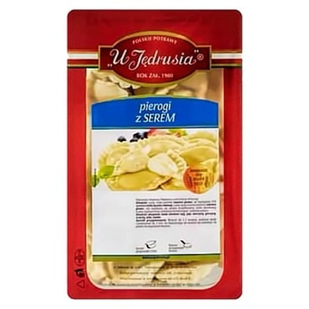 U Jedrusia Pierogi z serem 400g pierogi au fromage blanc sucré
