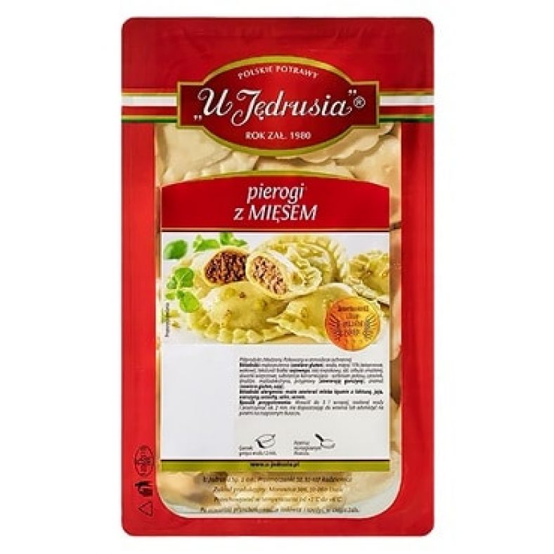 U Jedrusia Pierogi z miesem 400g pierogo à la viande Polska Box